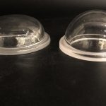 clear led lighting optical glass 