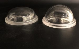 optical glass lamp shade