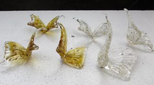 butterfly glass fixtrures
