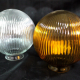 clear and amber glass lamp shade for table lamp and floor lamp