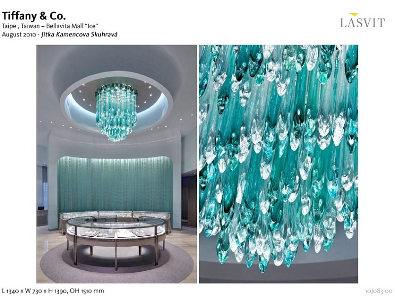 China supplier of LASVIT design hand blown crystal glass fixtures