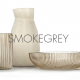 OKINAWA L smoke grey glass shade from China supplier SJMG glass factory