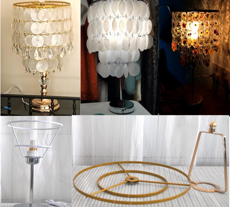 mother of pearl lamp shade supplier from China